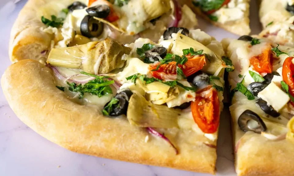 Greek Vegetarian Pizza