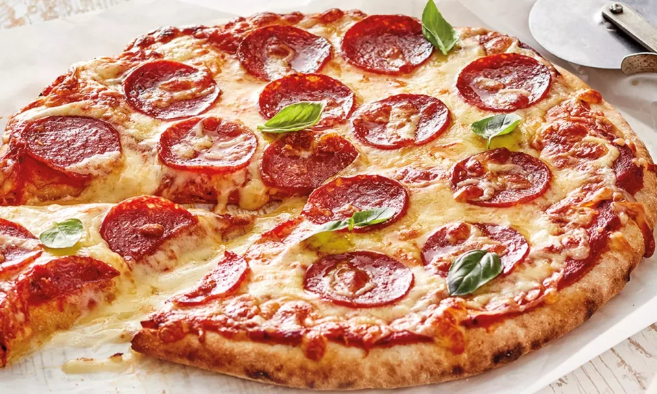 Pepperoni Pizza from Greece
