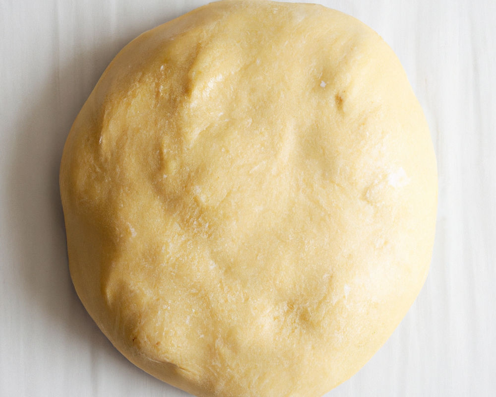 Homemade pizza dough
