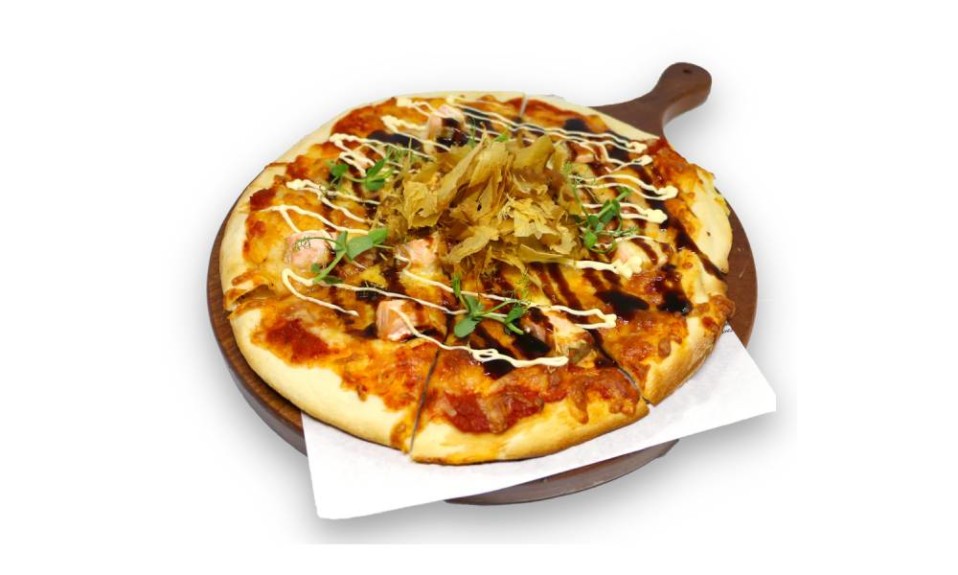 Salmon Teriyaki Pizza