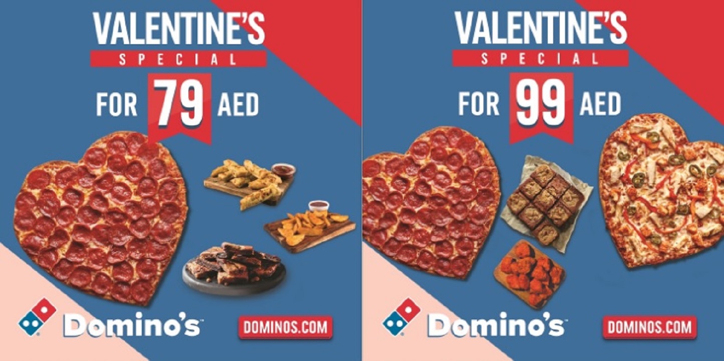 Domino's Valentines Pizzas (Dubai)