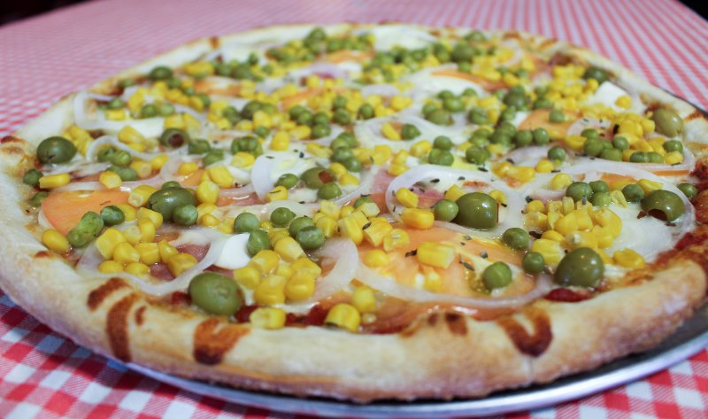 Green Peas Pizza