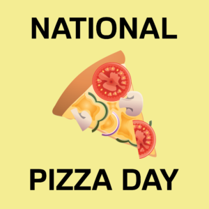 National pizza day social media image