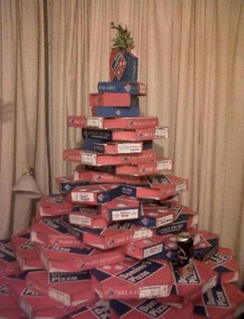 Domino's Pizza Box Christmas Tree