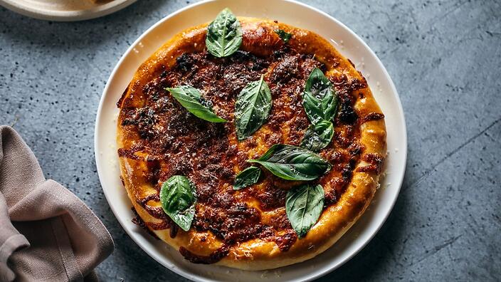 Bolognese Pizza (Italy)