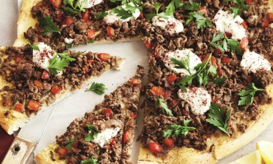 Middle Eastern Beef Pizza (Iran)