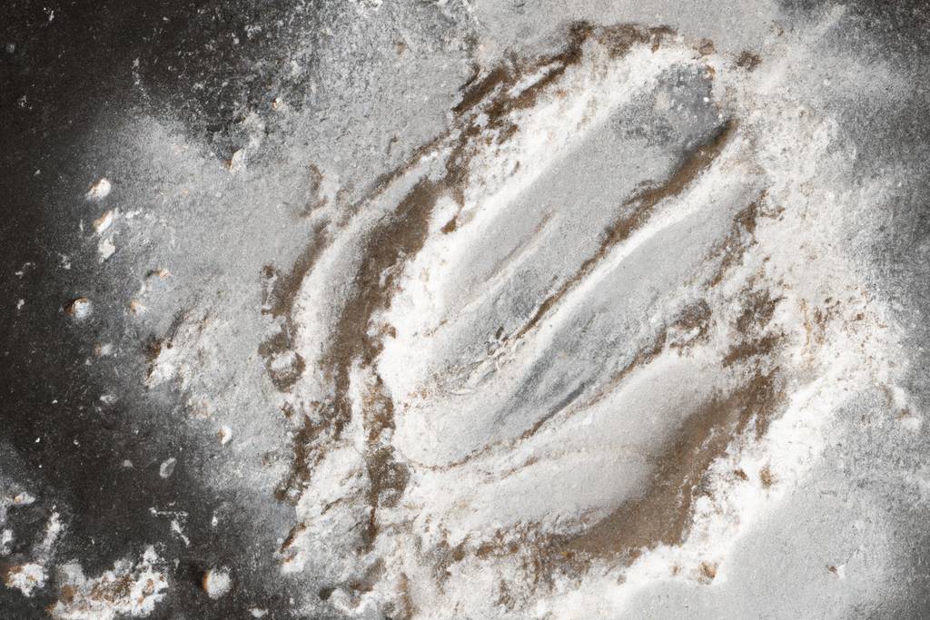00 Flour on kitchen bench