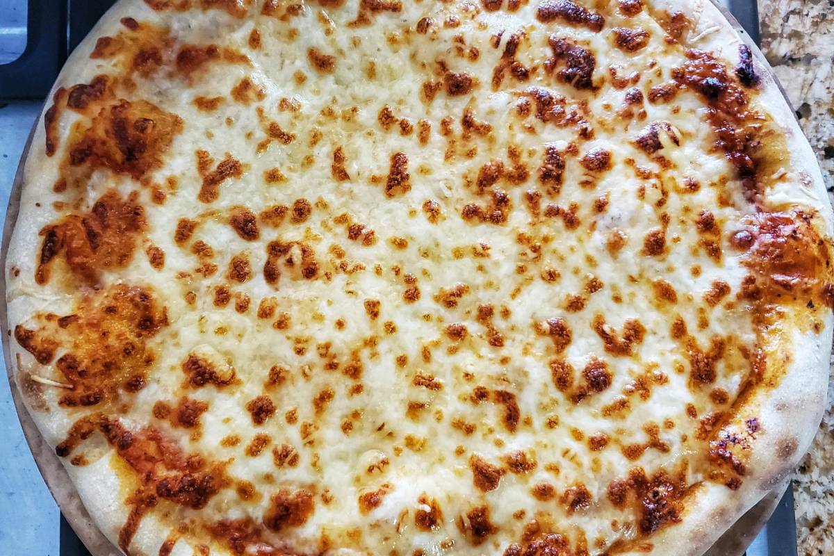 Pecorino Romano cheese pizza