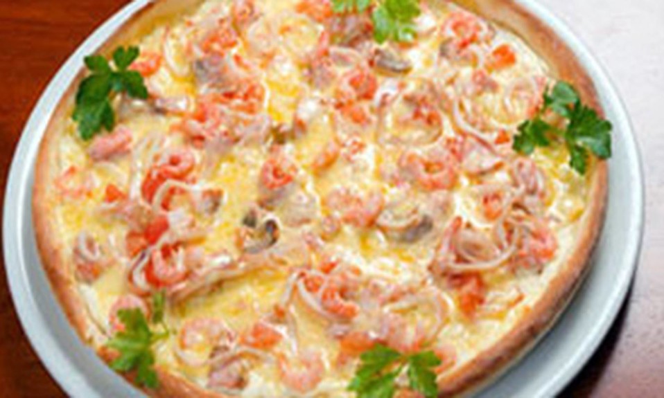 Light Seafood Pizza (New Zealand)